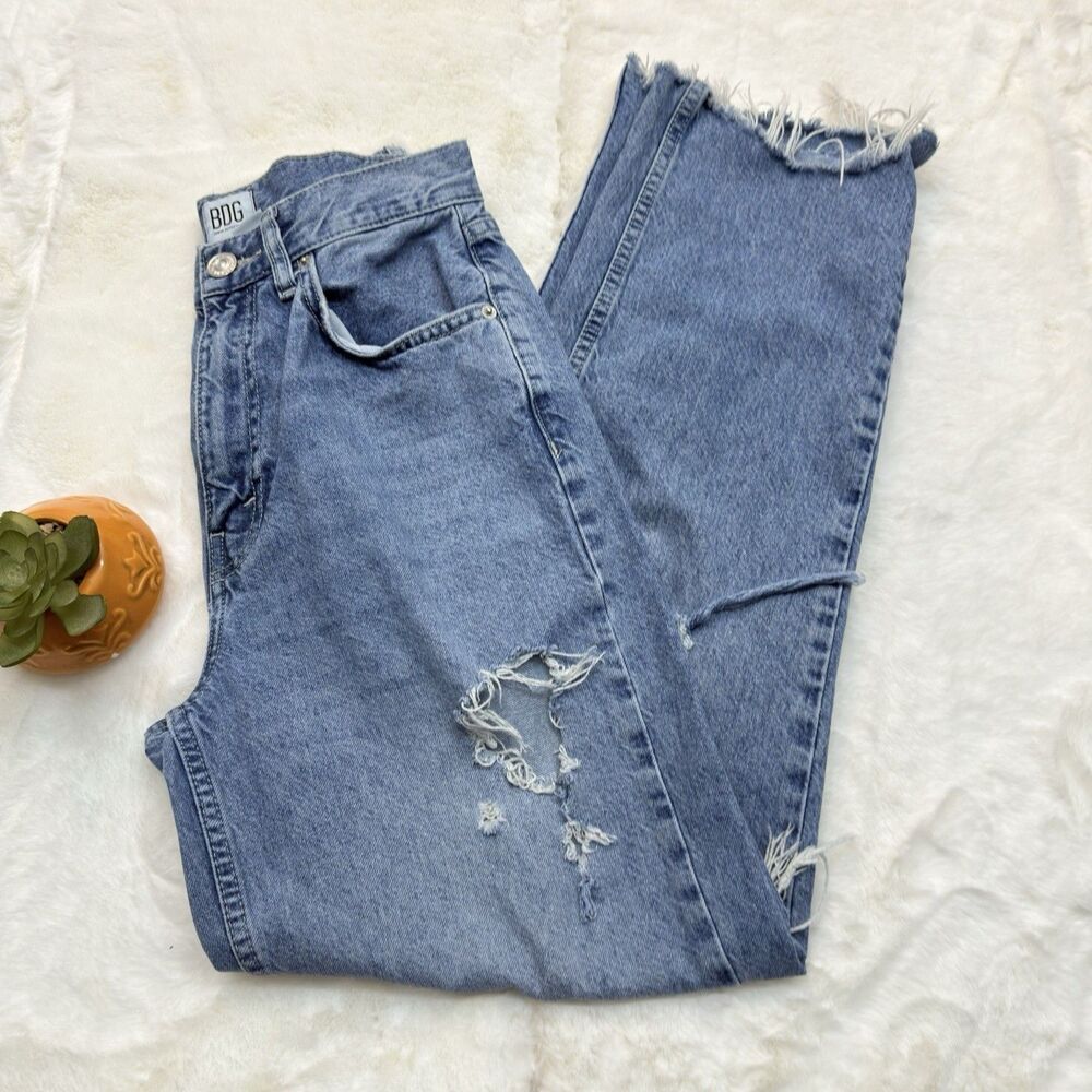BDG Urban Outfitters High-Rise Baggy Jeans 26 - Picture 3 of 16